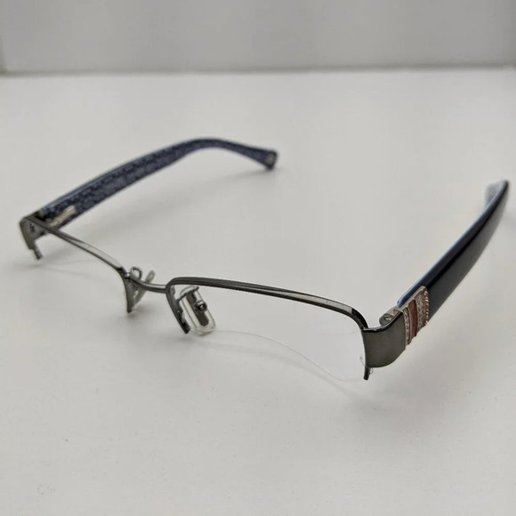 🕶️Coach CECILY HC5027B-9093 Semi Rimless Eyeglasses 52/17-135 / ALI71🕶️ - Picture 3 of 8